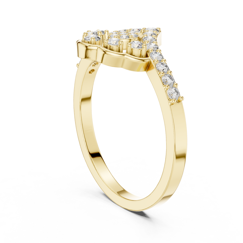 Ladies Ring ALR-164@7 - Yellow Gold - Image