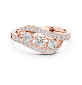 Ladies Ring ALR-165@7 - Rose Gold - Image