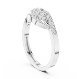 Ladies Ring ALR-165@7 - White Gold - Image