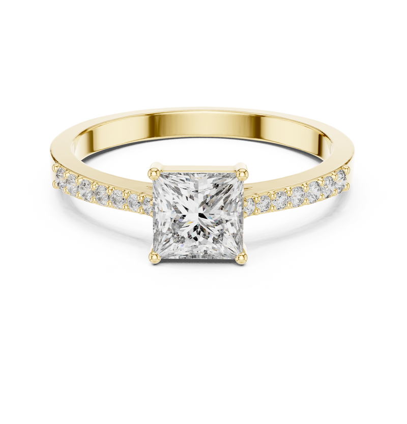 Ladies Ring ALR-166@7 - Yellow Gold - Image