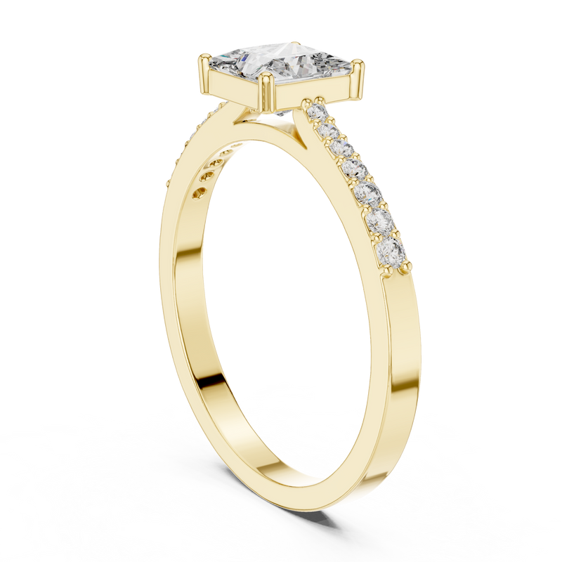 Ladies Ring ALR-166@7 - Yellow Gold - Image