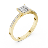Ladies Ring ALR-166@7 - Yellow Gold - Image