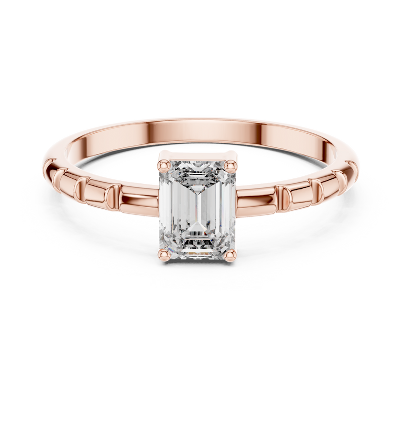 Ladies Ring ALR-171@7 - Rose Gold - Image
