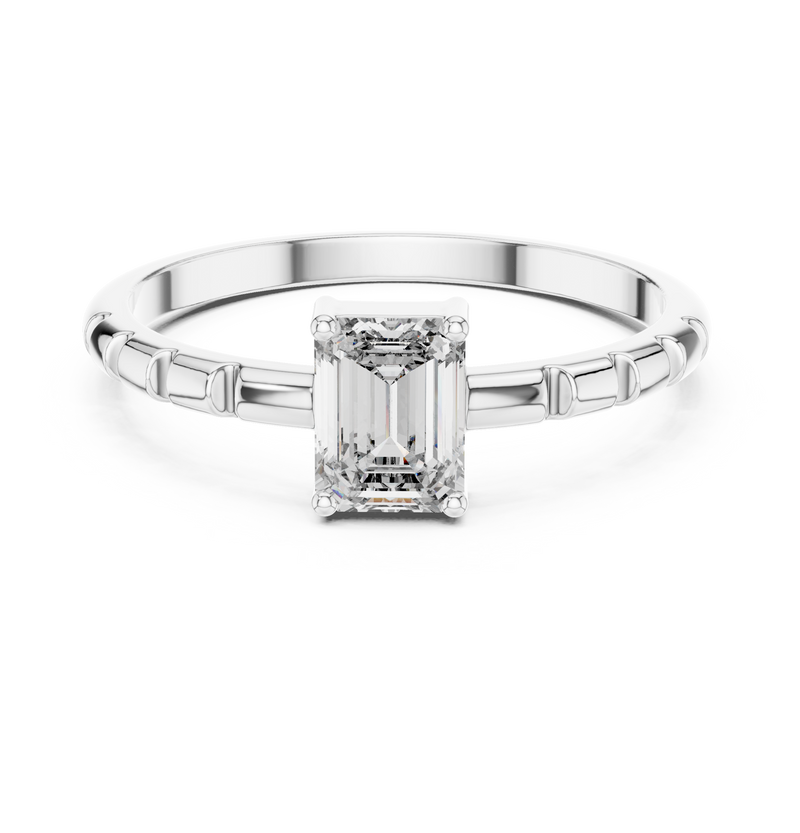 Ladies Ring ALR-171@7 - White Gold - Image