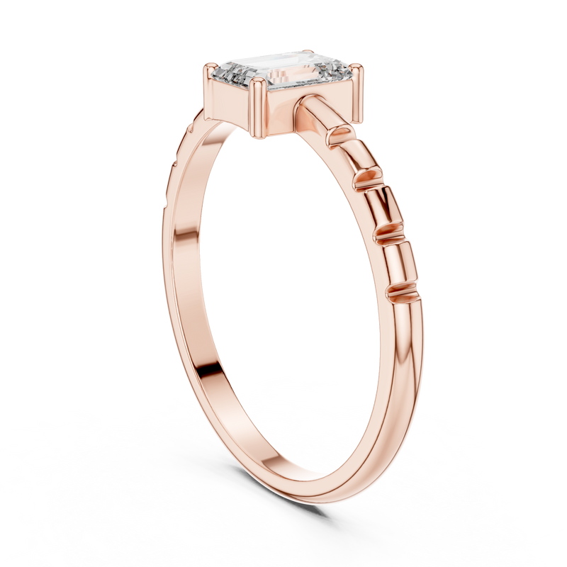 Ladies Ring ALR-171@7 - Rose Gold - Image
