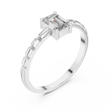 Ladies Ring ALR-171@7 - White Gold - Image