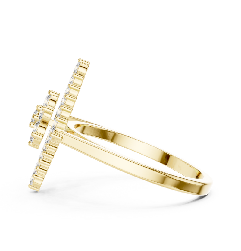 Ladies Ring ALR-177@7 - Yellow Gold - Image