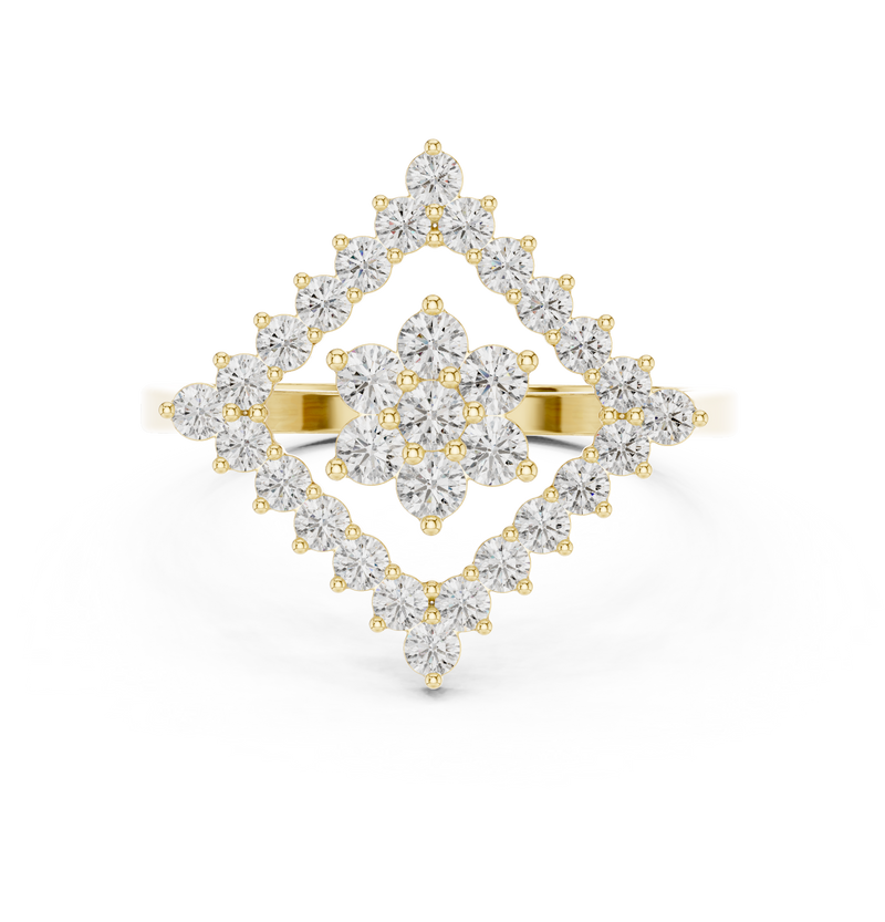 Ladies Ring ALR-177@7 - Yellow Gold - Image