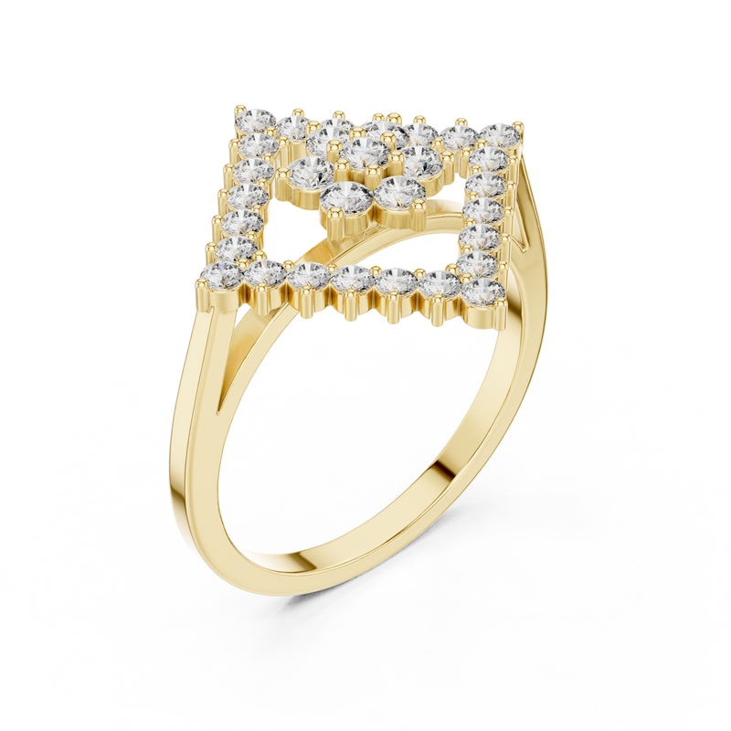 Ladies Ring ALR-177@7 - Yellow Gold - Image