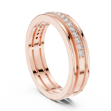 Ladies Ring ALR-1@7 - Rose Gold - Image
