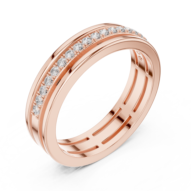 Ladies Ring ALR-1@7 - Rose Gold - Image