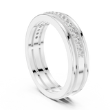 Ladies Ring ALR-1@7 - White Gold - Image