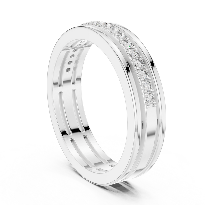 Ladies Ring ALR-1@7 - White Gold - Image