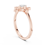 Ladies Ring ALR-208@7 - Rose Gold - Image