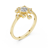 Ladies Ring ALR-208@7 - Yellow Gold - Image