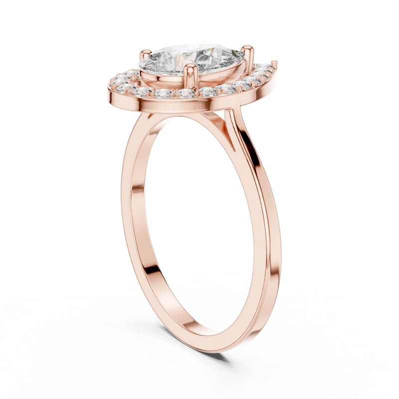 Ladies Ring ALR-226@7 - Rose Gold - Image