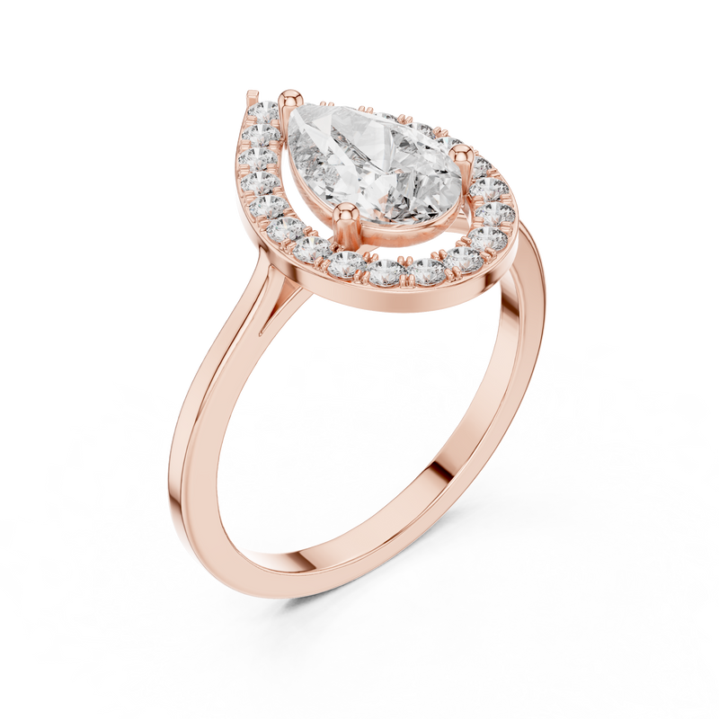 Ladies Ring ALR-226@7 - Rose Gold - Image