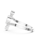 Ladies Ring ALR-276@7 - White Gold - Image
