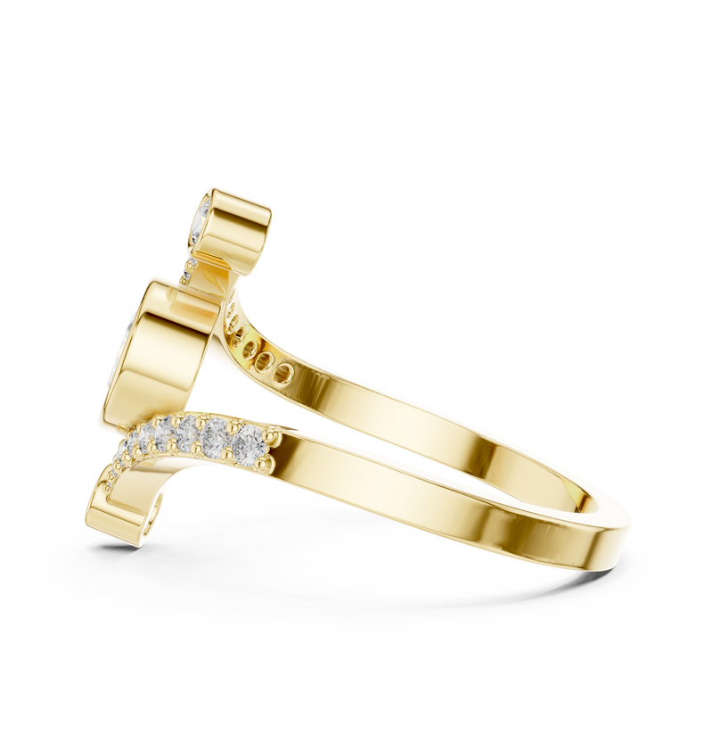 Ladies Ring ALR-276@7 - Yellow Gold - Image