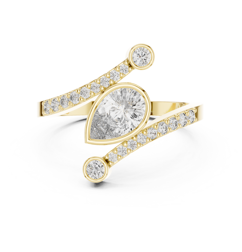 Ladies Ring ALR-276@7 - Yellow Gold - Image