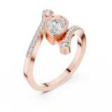 Ladies Ring ALR-276@7 - Rose Gold - Image