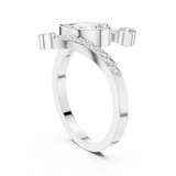 Ladies Ring ALR-276@7 - White Gold - Image