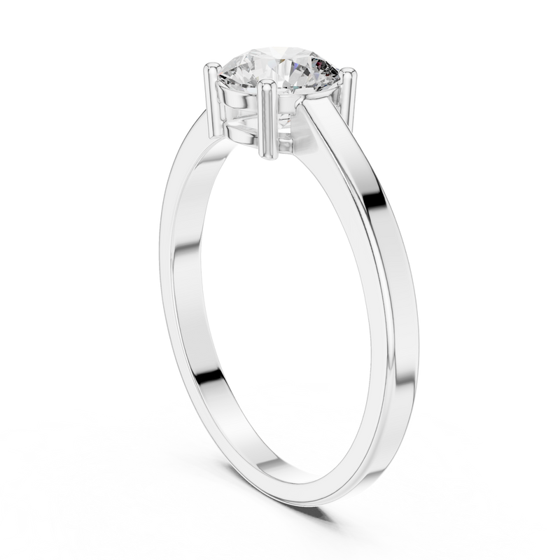Ladies Ring ALR-28@7 - White Gold - Image