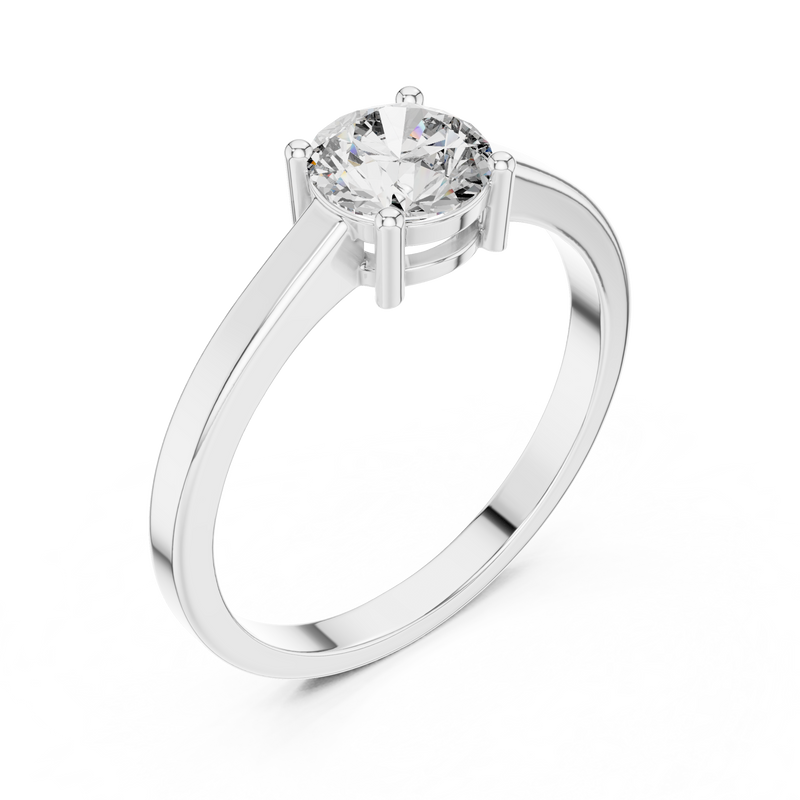 Ladies Ring ALR-28@7 - White Gold - Image