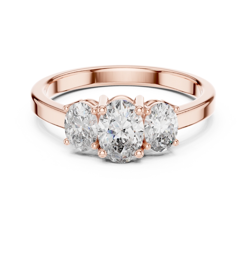 Ladies Ring ALR-29@7 - Rose Gold - Image