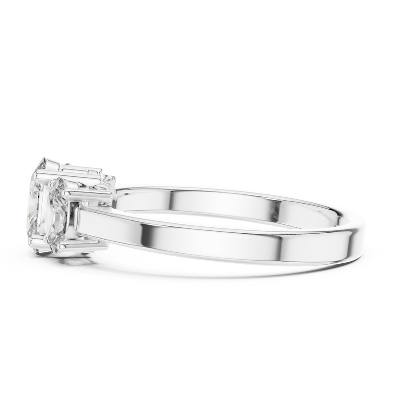 Ladies Ring ALR-29@7 - White Gold - Image