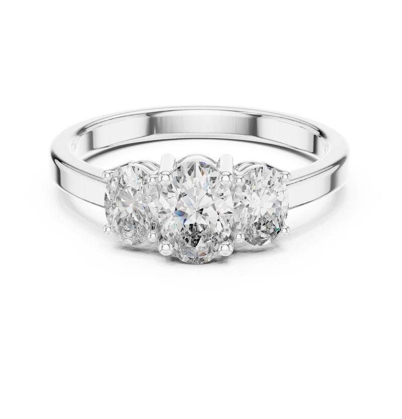 Ladies Ring ALR-29@7 - White Gold - Image