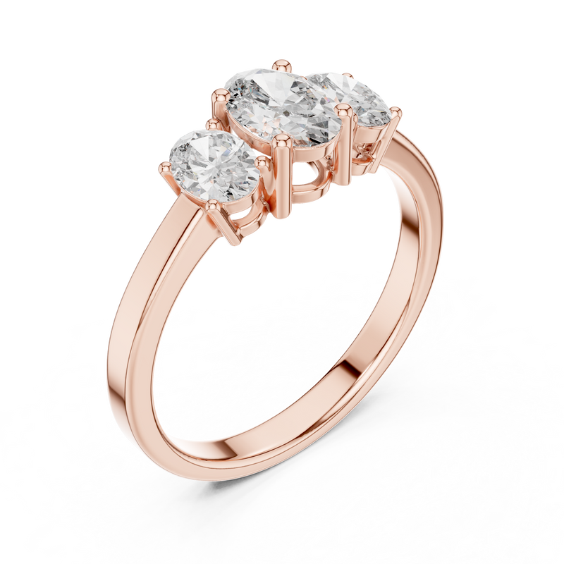 Ladies Ring ALR-29@7 - Rose Gold - Image