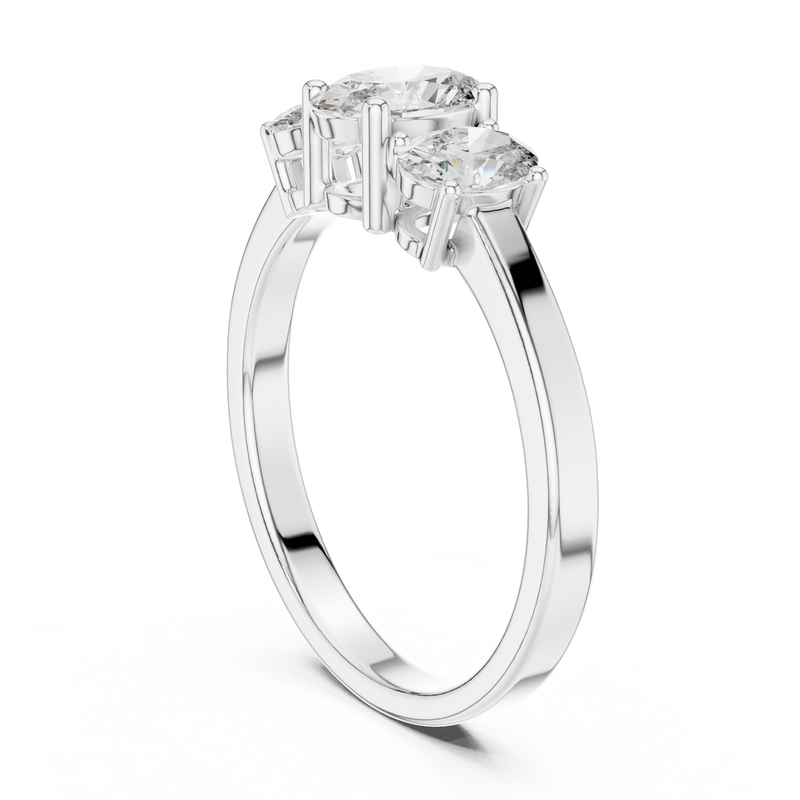 Ladies Ring ALR-29@7 - White Gold - Image