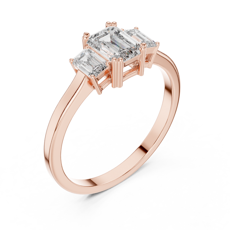 Ladies Ring ALR-53@7 - Rose Gold - Image