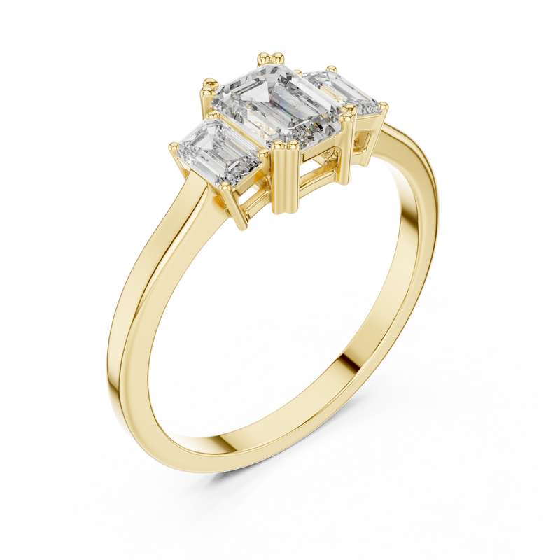 Ladies Ring ALR-53@7 - Yellow Gold - Image