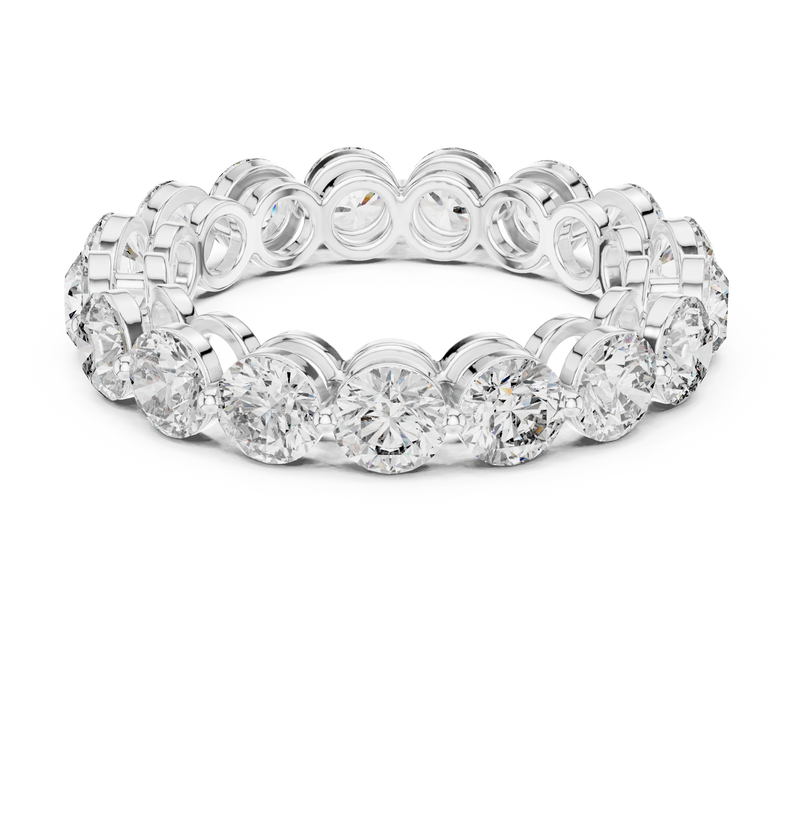 Ladies Ring ALR-54@7 - White Gold - Image