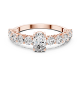 Ladies Ring ALR-55@7 - Rose Gold - Image
