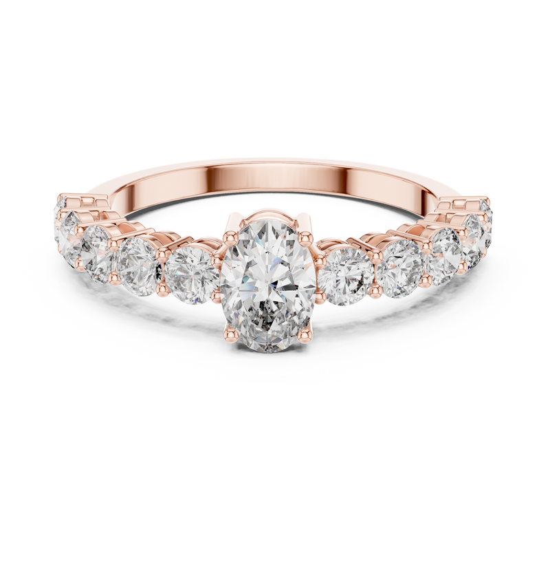 Ladies Ring ALR-55@7 - Rose Gold - Image