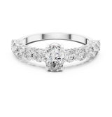 Ladies Ring ALR-55@7 - White Gold - Image