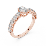 Ladies Ring ALR-55@7 - Rose Gold - Image