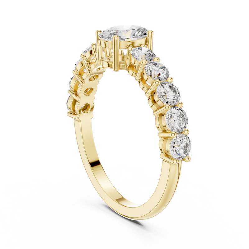 Ladies Ring ALR-55@7 - Yellow Gold - Image