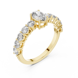 Ladies Ring ALR-55@7 - Yellow Gold - Image