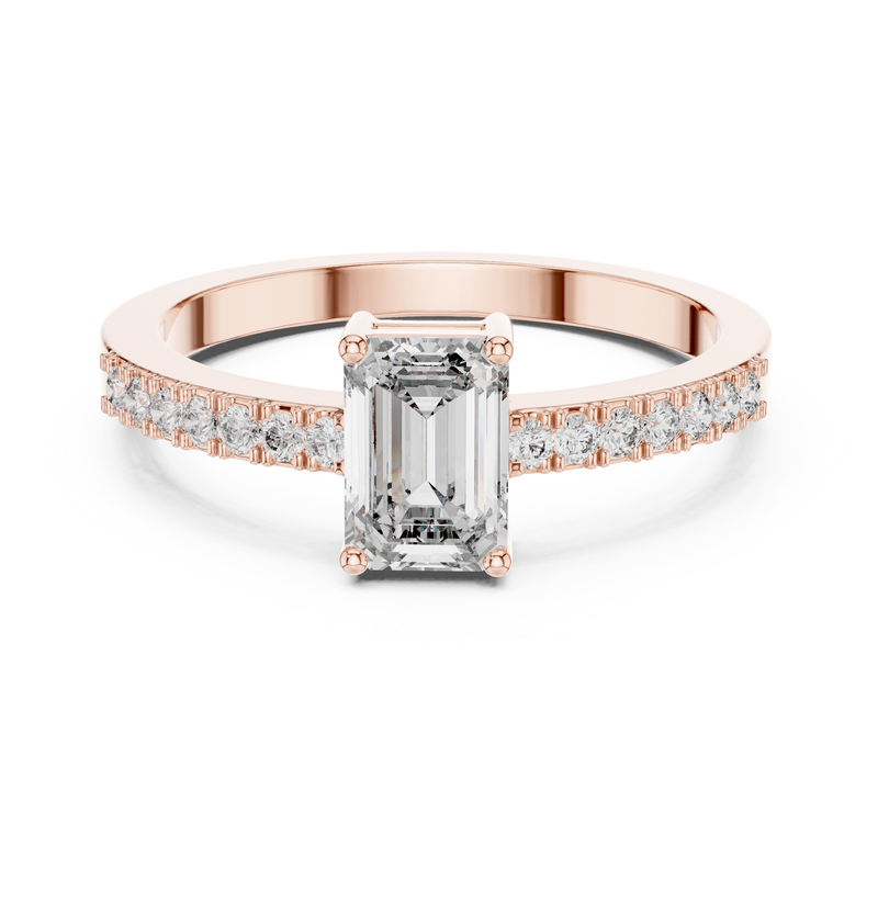 Ladies Ring ALR-61@7 - Rose Gold - Image