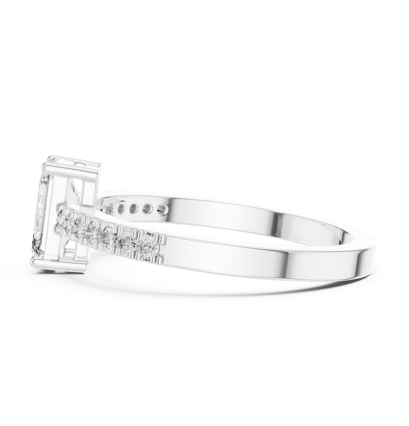 Ladies Ring ALR-61@7 - White Gold - Image