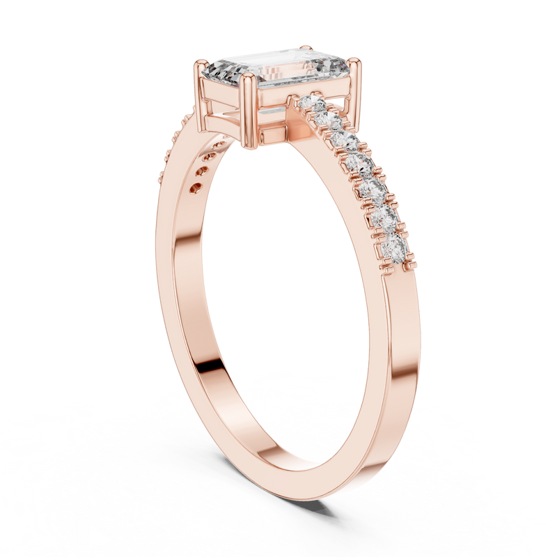 Ladies Ring ALR-61@7 - Rose Gold - Image