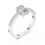 Ladies Ring ALR-61@7 - White Gold - Image