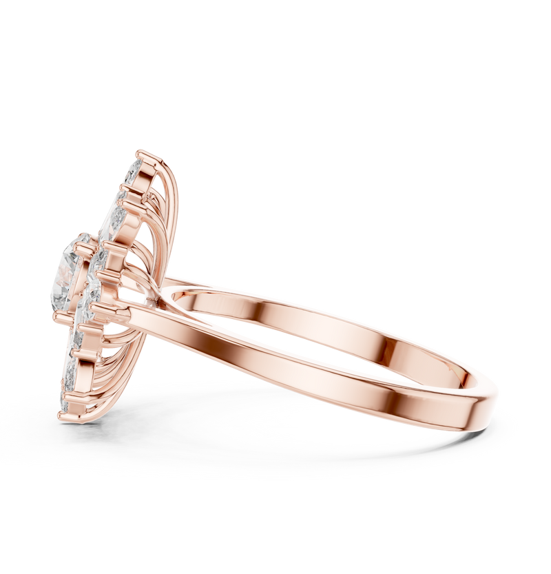 Ladies Ring ALR-65@7 - Rose Gold - Image