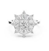 Ladies Ring ALR-65@7 - White Gold - Image