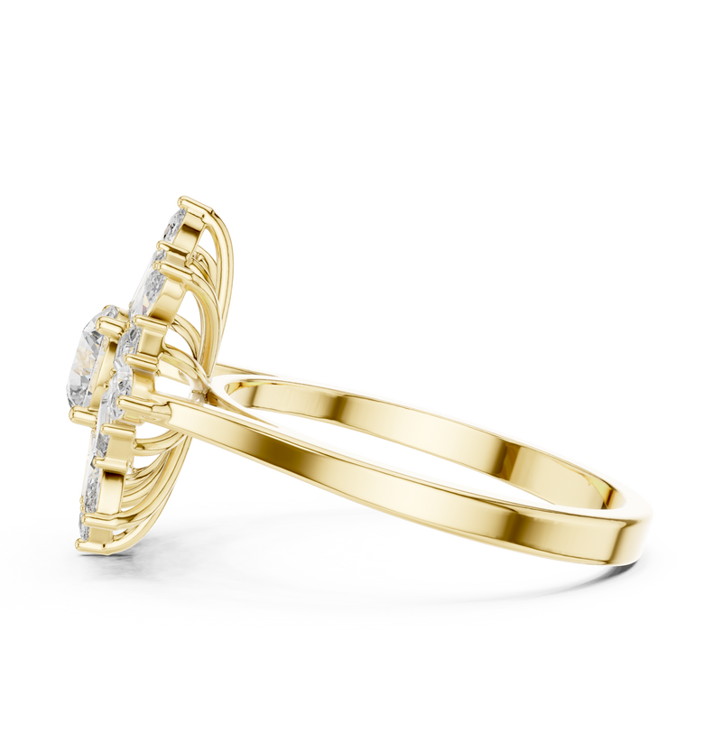 Ladies Ring ALR-65@7 - Yellow Gold - Image