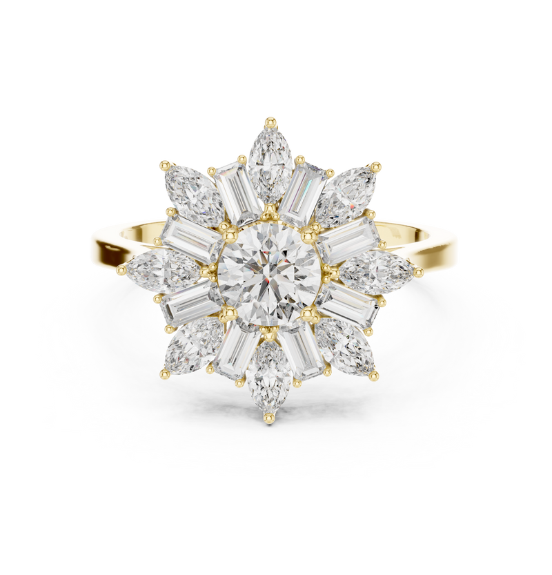 Ladies Ring ALR-65@7 - Yellow Gold - Image